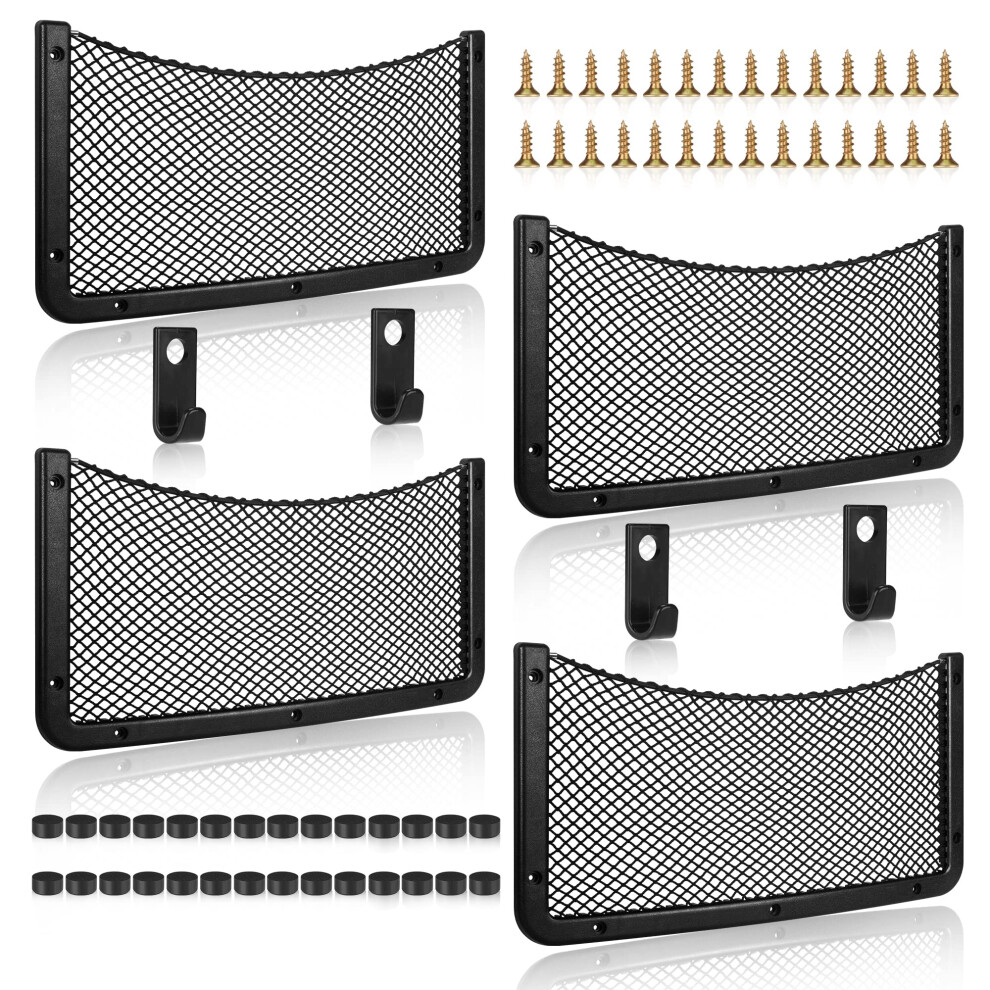 Einesin Storage Nets For Campervans, Elastic Trunk Storage Bag With Plastic Frame,Van Motorhome Caravan Boat Car Storage Solutions Accessories For 5051224102877