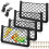 Storage Nets for Campervans, 4Pcs Cargo Net Car Storage Net Campervan Van Storage Solutions with Plastic Frame Elastic Mesh Bag Organizer Pocket (36 * 1