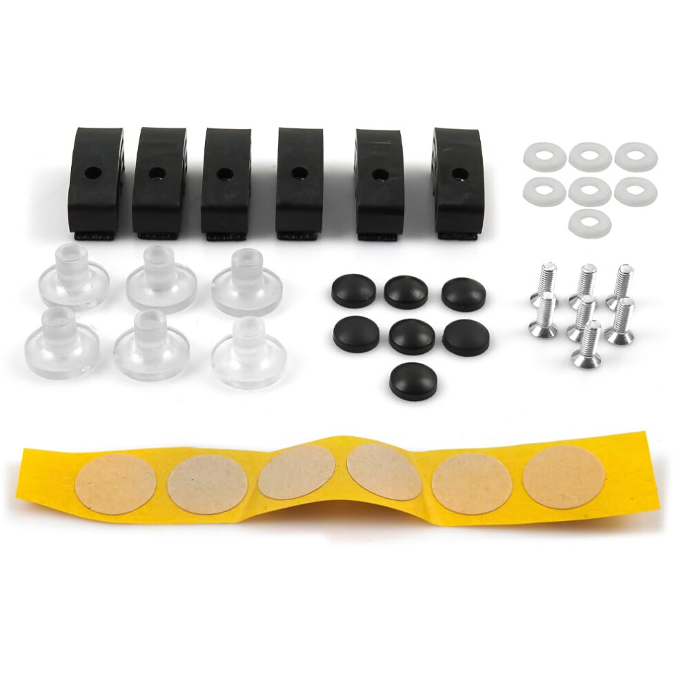 Robust Bonnet Wind Bug Stone Deflector Assembly Clips Set Compatible With All Vehicles (30 Pieces) 5051226186950