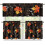 Maple Leaves Red Small Kitchen Curtains Rod Pocket 3-Piece 1