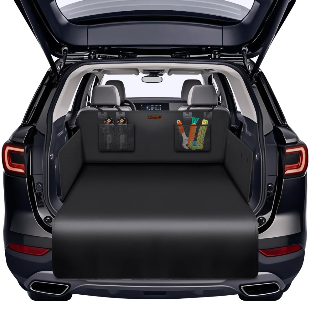 Alfheim Waterproof Nonslip Dogs Boot Liner Universal For Cars & Medium Small Suvs - Durable Anti-Scratch, Anti-Wrinkle, Easy To Clean, With Mesh 5051226144028