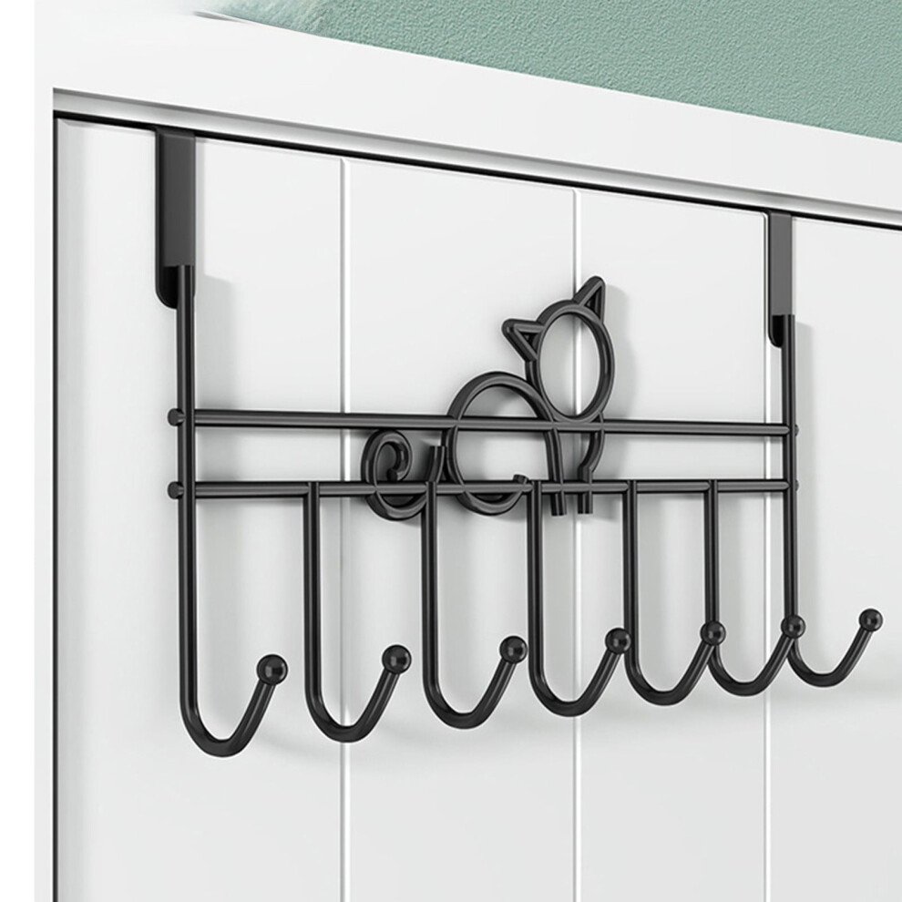 Over-The-Door Hooks With 7 Anti-Rust Hooks Â Towel, Coat, Robe Hanger Rack For Bathroom & Bedroom Â Compatible With Standard Doors 9489952739786