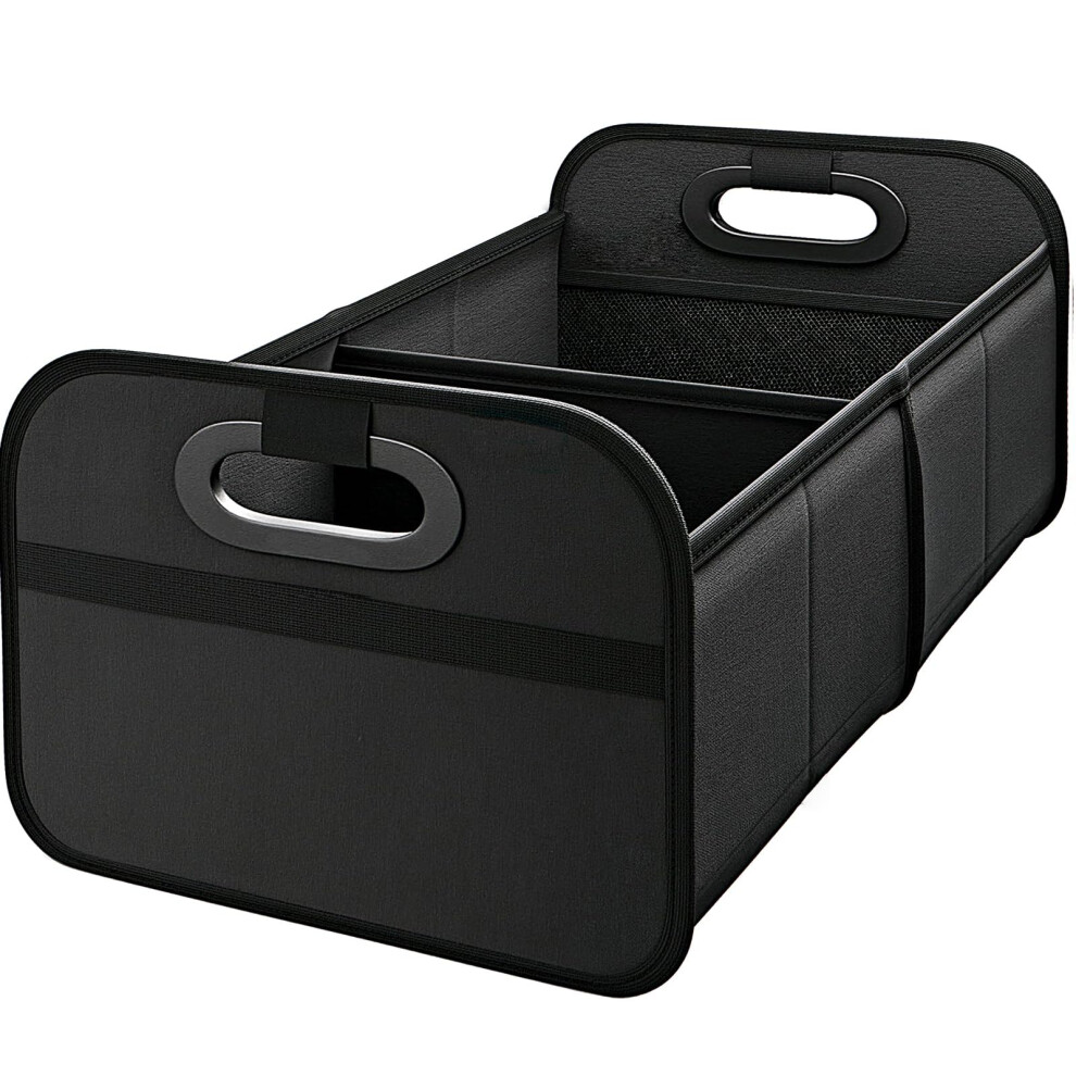 Xndryan Car Boot Organiser Bag - Foldable Storage Tidy With Reinforced Base And Comfort Handle - Collapsible Multi-Compartment Accessory For Car 5051226180521
