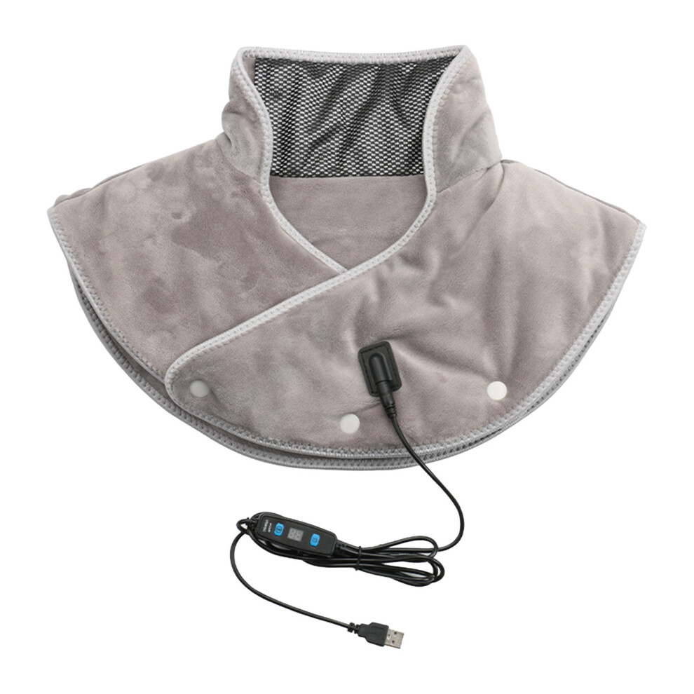 Electric Heated Shoulder & Neck Shawl â Warm Indoor/Outdoor Blanket, Compatible with USB Power, Winter Gift for Him/Her