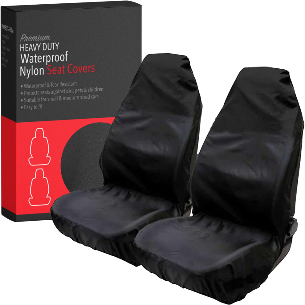 Xtremeauto Front Water Resistant Extra Heavy Duty Durable Universal Seat Covers (2) 5051224108084