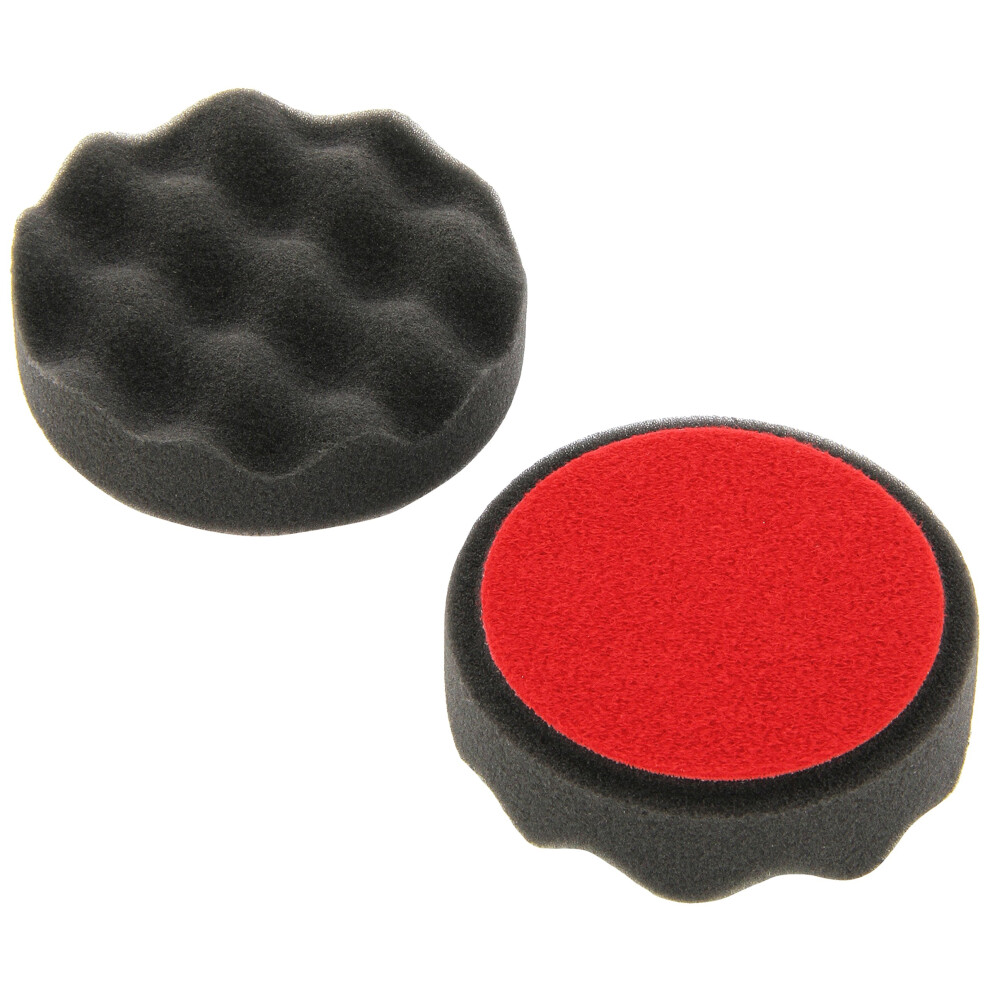 Alclear Set Di 2 Dischetti Per Lucidatura A Cialda Anti Ologrammi Per Un Sistema Disco ?? 80X25 Mm, Antracite 5051224108442