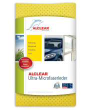 ALCLEAR 950015 Microfiber Leather Cloth 40 x 45 cm yellow