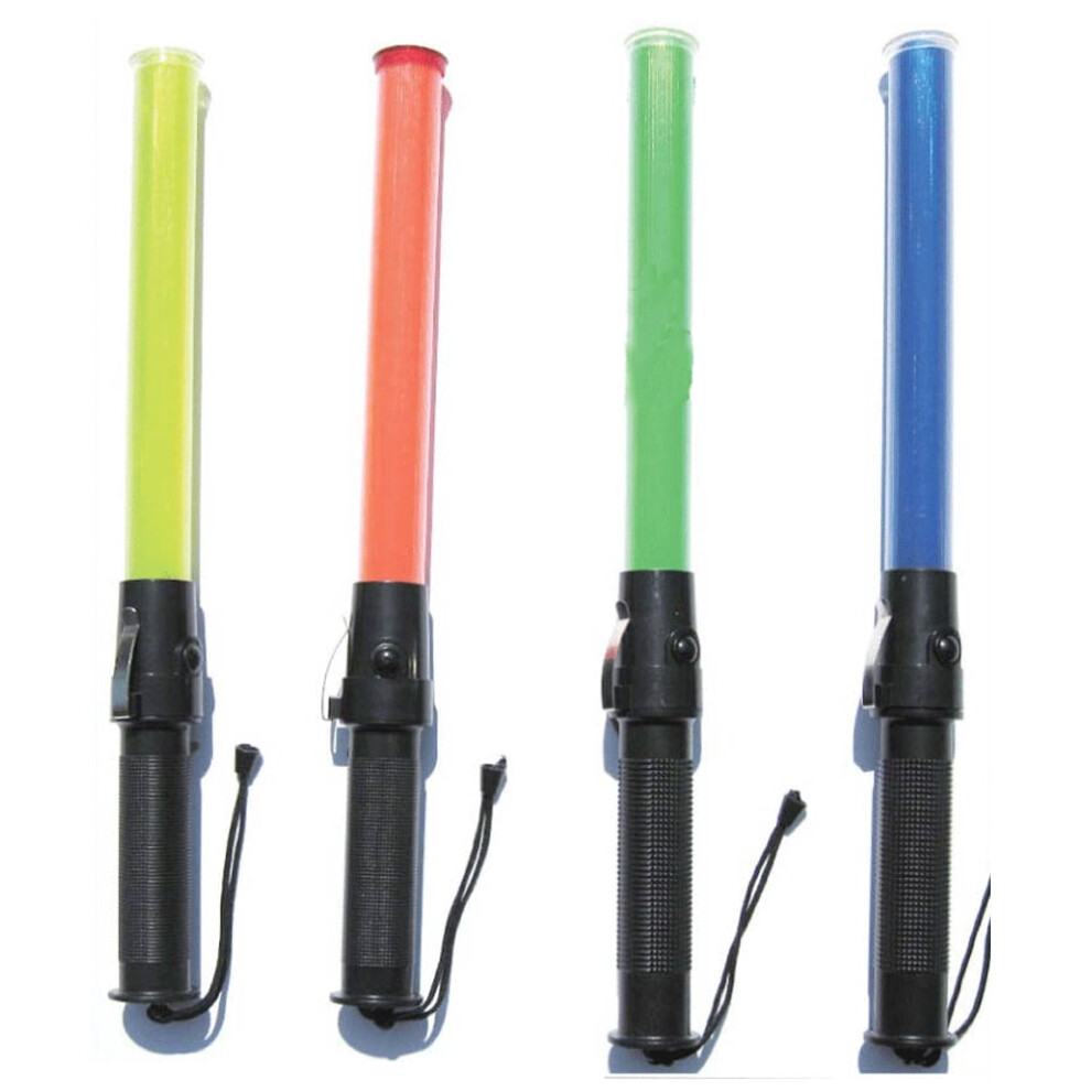 Led Signal Traffic Wand, Rechargeable, Pvc, 43Cm, Warning Lights & Beacons 9489952808567