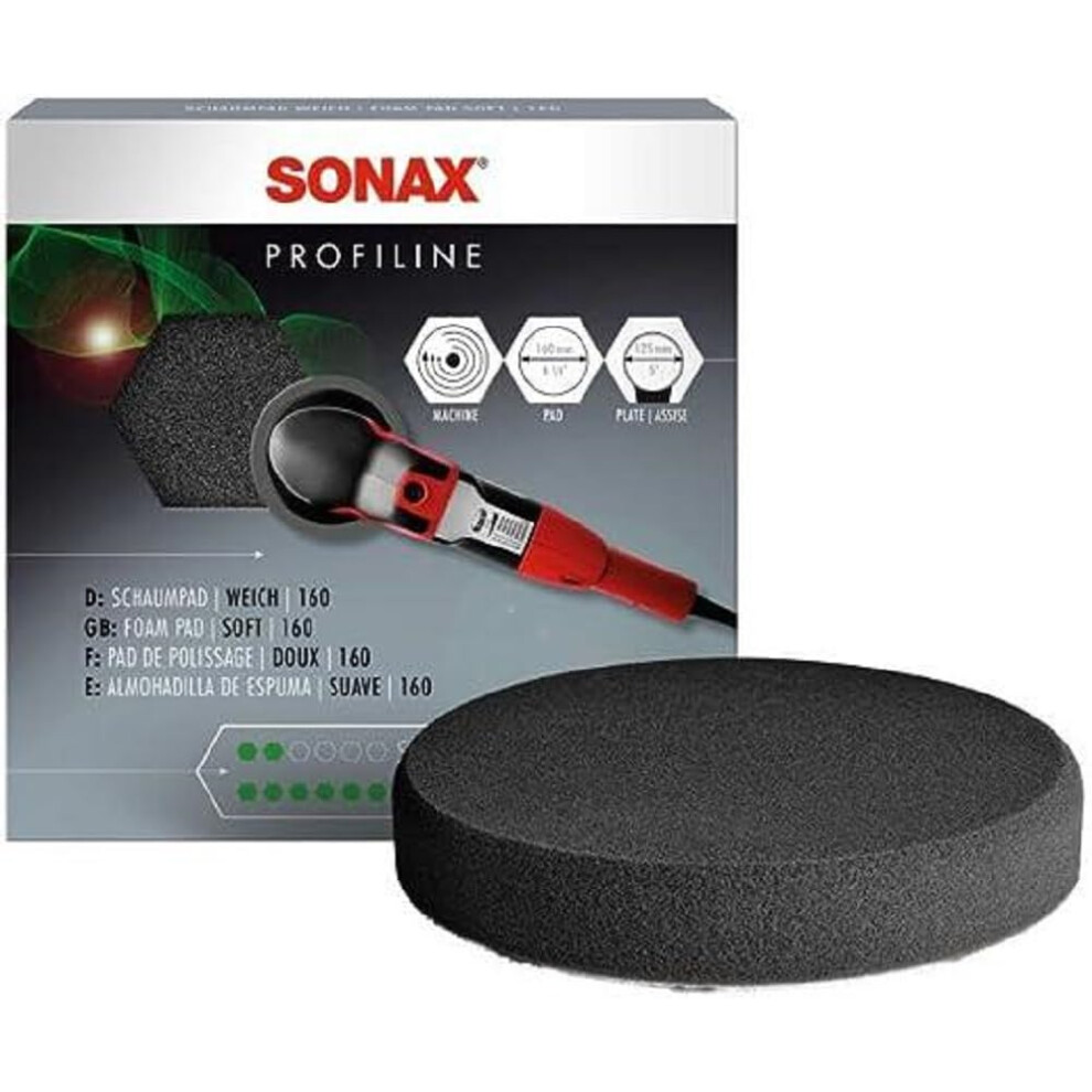 Sonax 493241-544 Super Soft Polishing Sponge, 16 Cm Grey 5051224111435