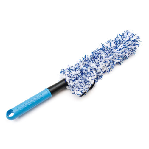 Barrel Blade - Microfiber Wheel Brush - Flat Head, Removable Cover, Firm and Bendable