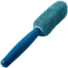 Detailers United - Specialist Soft Microfiber Detailing Brush for Cleaning Car Wheels - Blue