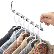 Stackable Wardrobe Hanger Organizer – Space-Saving, Foldable, Multifunctional Closet & Drying Rack