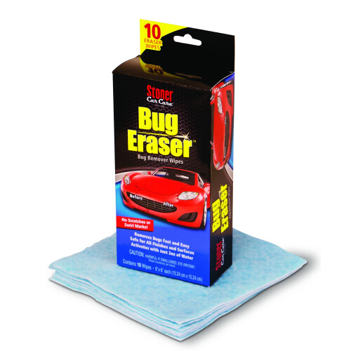 Stoner Car Care Bug Eraser - Bug Remover Wipes