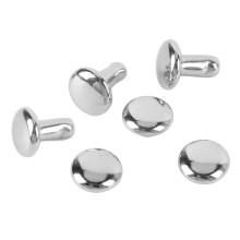 Stainless Steel Rivet Stud Kit 500 Sets 5x5mm for Leather Craft & Clothing