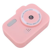 1080P HD Digital Camera 2" IPS Screen Pink Compact Camera with 8X Zoom