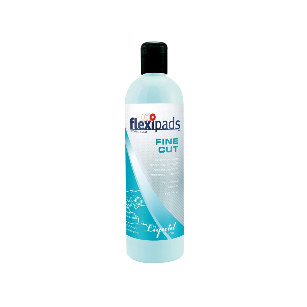 Flexipads World Class Fine Cut Liquid Shine 500Ml Turquoise 5051224113637