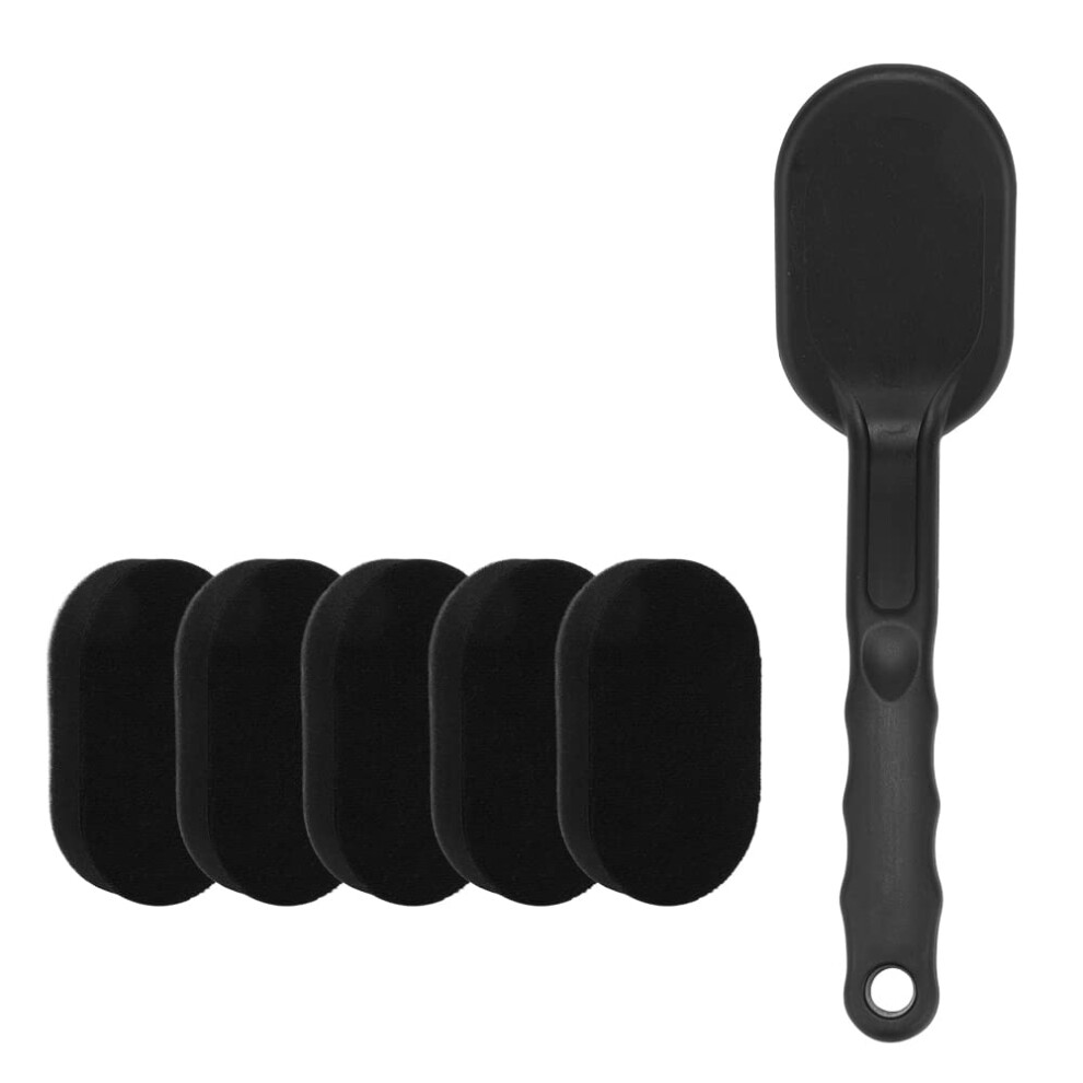 Jscarlife Tire Shine Applicator Brush, Premium Car Detailing Tire Dressing Applicator Sponge Brush,Multipurpose Foam Sponge Brush Wax Foam Applicator 5051224118083