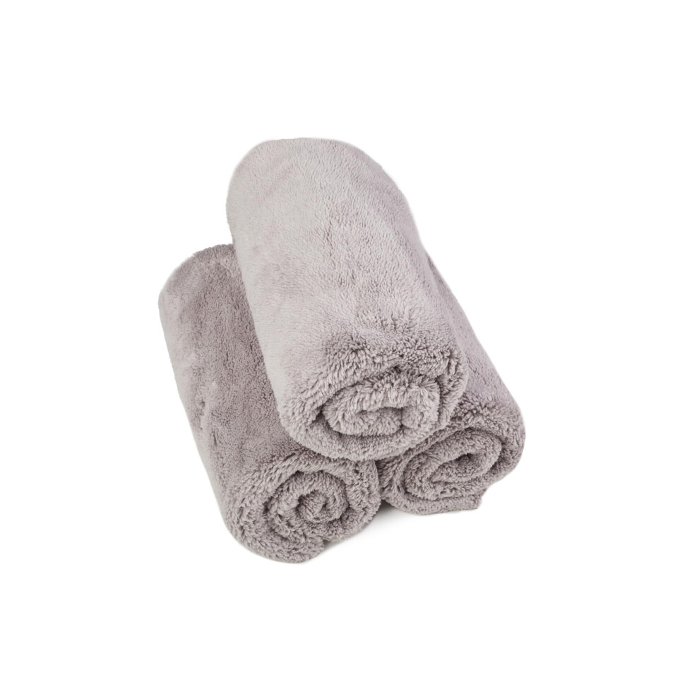 Kavalier Proclean Plush Perfection 600 Microfiber Towel - Dense 600 Gsm, 41X41cm, Optimal Cleaning For Auto & Home, Set Of 3, - Ideal For Grey 5051224116782