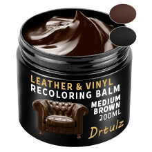 drtulz Leather Recoloring Balm, Leather Color Restorer Conditioner, Leather Restorer for Couches Paint, Leather Scratch Remover, Scratch Leather Faded