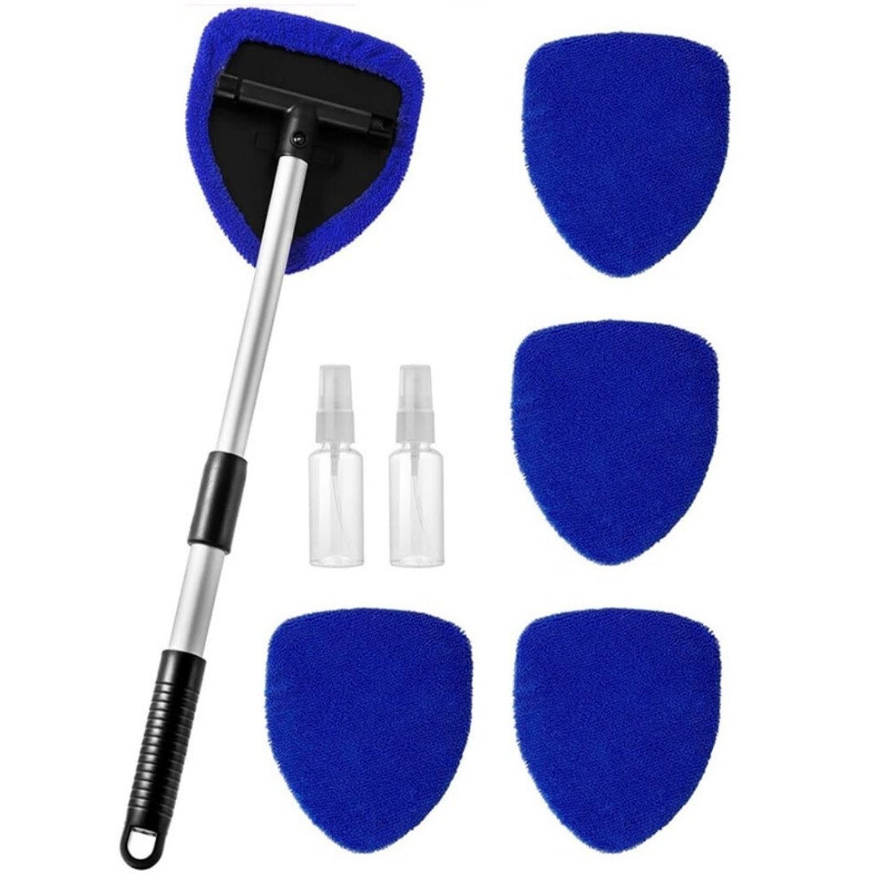 Komunj Car Windscreen Cleaner, Car Window Cleaner, With 5 Reusable Microfiber Pads, Multifunctional Auto Window Cleaner Inside Set 5051224117574