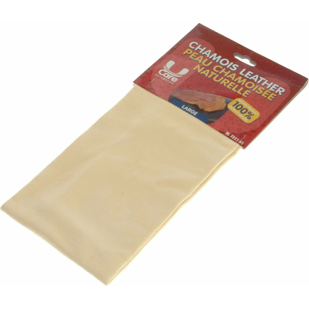 U-Care Large Chamois Leather 2.25Ft 5051226232862