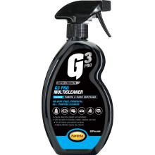 G3 Pro Multicleaner 500ml (7199) ? Dilutable All Purpose Car Interior & Exterior Cleaner for Upholstery, Plastics & Trim ? Solvent-Free, Safe &