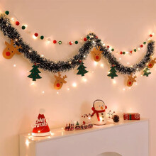 Julebanner med lys DIY ophængningsdekoration