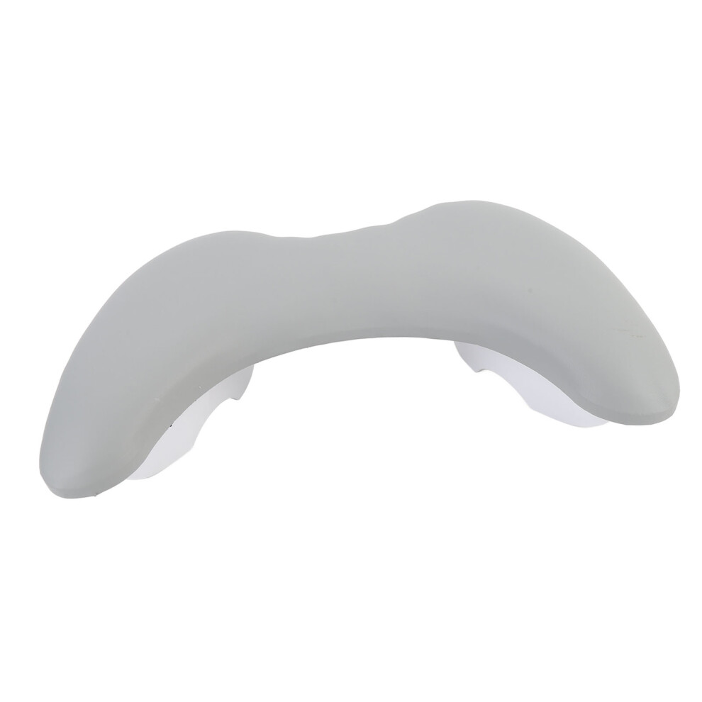 Gray Detachable U-Shaped Nail Tech Arm Rest, Pu Leather Hand Pillow,
