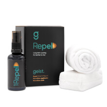 Geist. Repel | Solvent free hybrid polymer coating for leather | Against dye transfer, scuffing & dryness | 50 ml