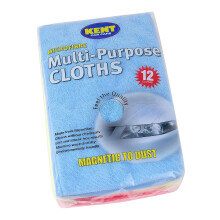 Kent Car Care Microfibre Multi-Purpose Cloths 12 Pack