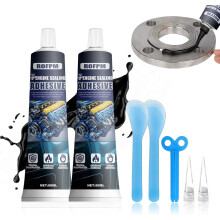 ROFPM Black Silicone Sealant, Gasket Sealant, Head Gasket Sealer, Coolant Leak Repair for Head Gasket Sealer Replacements, Valve Covers or Coolant