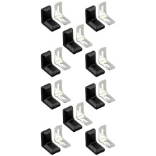 L-vormige metalen hoekbeugelplaat (10 stuks)