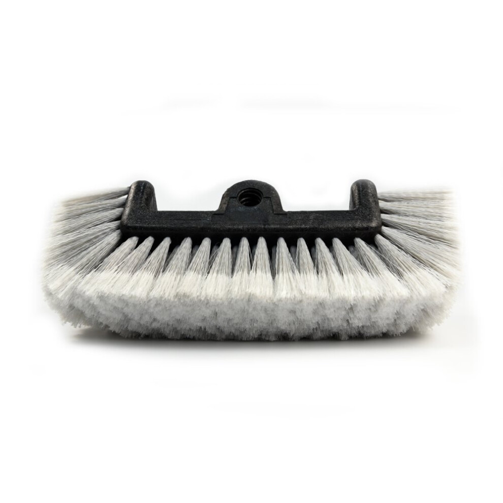 Carcarez 12" Car Wash Brush With Soft Bristle For Auto Rv Truck Boat Camper Exterior Washing Cleaning, Grey 5051224127184