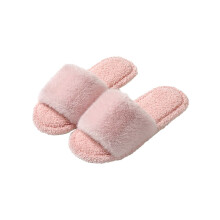 Women'S Plush Slippers For Indoor Use In Pink Color With Cotton Upper And Non-Slip Sole Us Size 9 For Relaxation