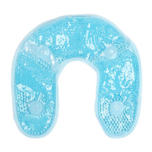 U Shaped Gel Bead Cooling Therapy Neck Wrap Neck Injuries Reusable Relief Cold PackSky Blue
