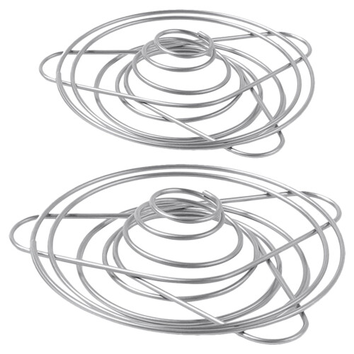 NICEXMAS 2Pcs Compact Foldable Stainless Steel Coffee Dripper Travel Coffee Filter