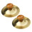 Supvox2Pcs Crash Cymbals για παιδιά σε χρυσό μέταλλο κατάλληλο για σκηνικές εμφανίσεις 1