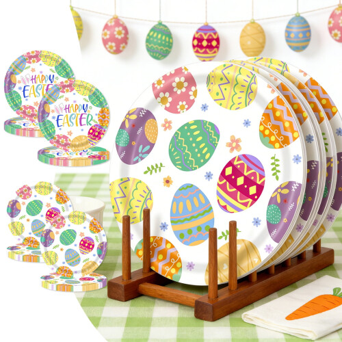 Easter Bunny Easter Candy 20 Easter Party Plates Happy Easter Party Decorations Spring Party Dinner And Holiday Decorations.
