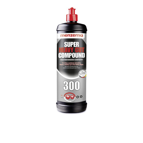 Menzerna super heavy cut 300 rubbing compound, abrasive paste, 1L