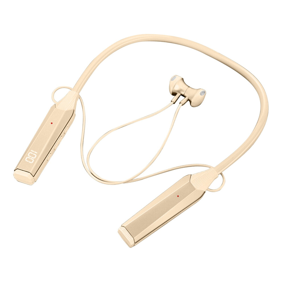 2-Pack Bluetooth 5.4 Neckband Headphones With Led Display, 70% Noise Cancelling, Long Battery, Magnetic Earbuds Â Compatible With All Devices 9489952945316