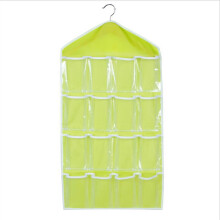Over-the-Door Shoe Organizer, 16 Pockets Hanging Rack for Shoes, Bras, or Accessories