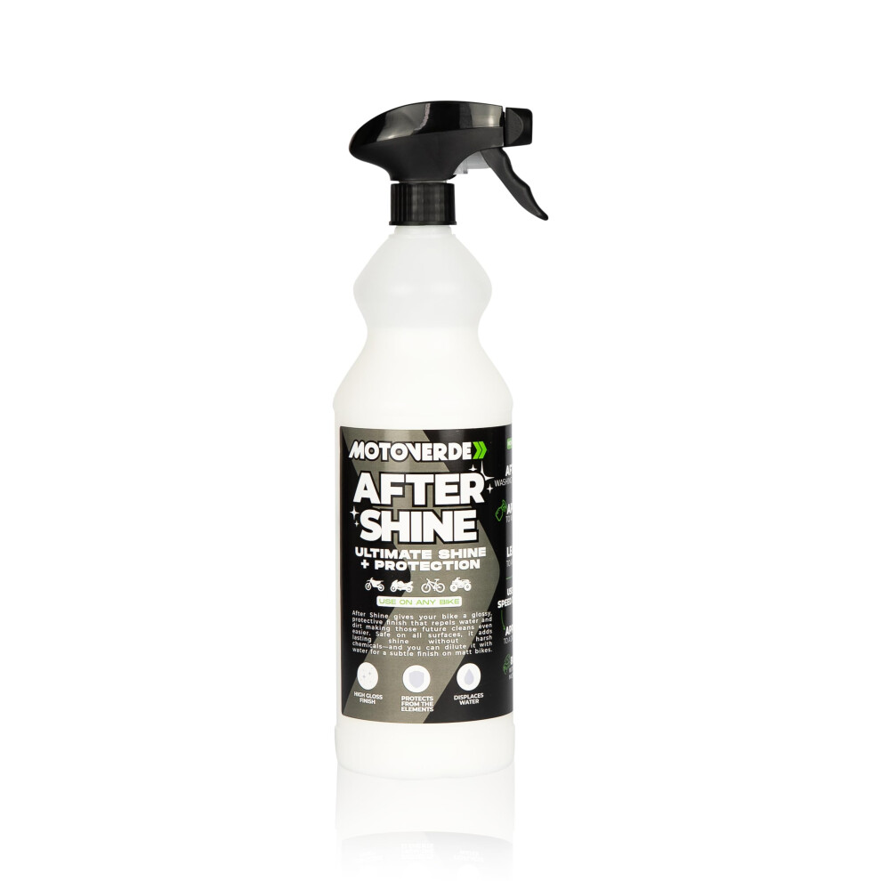 Motoverde 1L After Shine Silicone Spray - Bike Shine And Protection - Advanced Non Greasy Bike Polish And Protect - Motorcycle, Motocross, Mtb, Cycle, 5051224125784