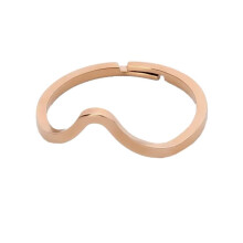Vintage-Ring aus Edelstahl für Damen mit Sternbild-Motiv, Rose