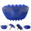 Motorcycle Rim Lock Blue Metal Tire Protection 1
