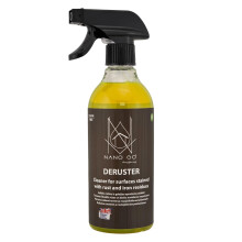 NANO GO DERUSTER - Alkaline Spray Rust Remover for Metal, Ceramics, Mineral Surfaces, Concrete, Buildings, Tools & More. Suitable as Bike, Car Rust