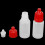 50Pcs 10ml Portable Eye Drops Bottle Squeezable Red with Plugs 2