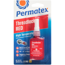 Permatex 27200 High Temperature Threadlocker: Permanently Locks Studs with up to 3,000 PSI Holding Power, Replaces Set Screws & Snap Rings, Removal