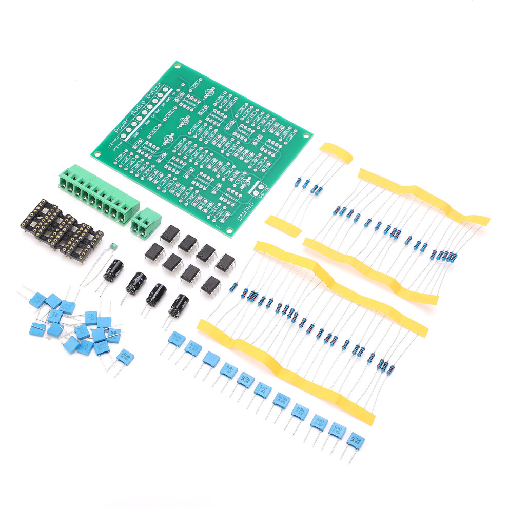 Preamplifier Diy Kit 3-Channel Ne5532 Op Amp Dual Output Dc9-15V For Audio 9451391852265