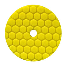 Chemical Guys Hex Logic Quantum 140mm 5.5" Yellow Heavy Cutting Pad ~ Polish Car