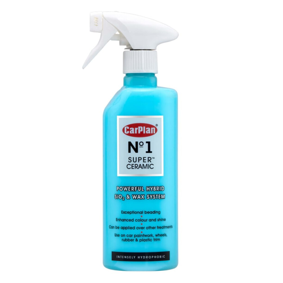 Carplan No.1 Super Ceramic Hybrid Si02 Wax Spray Coating For Cars - 600Ml